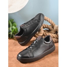 TSF FLEXI 26 BLACK LACE UP SHOES FOR MEN's 